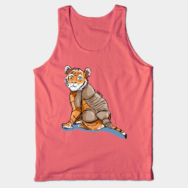 Tigerdillo Cub Tank Top by SeaglassSorcery